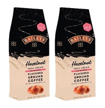 Bailey&#39;s Hazelnut Irish Cream, Flavored Ground Coffee, 10 oz bag (Two-Pack) - £15.04 GBP