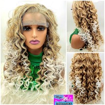 Christina Aguilera&quot; Blonde/Mixed White Free Part Synthetic Lace Front Wig, Synth - $100.00