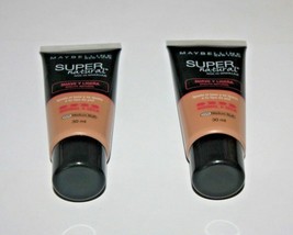 Maybelline New York Super Natural #225 Medium Buff Lot Of 2 New + BRUSH - £8.00 GBP