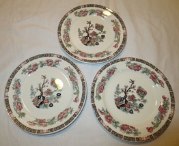 Royal Maddock Heath Armorlite &quot;Indian Tree&quot; - 3 dessert plates Restaurant ware - £11.98 GBP