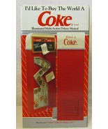 New Enesco I’d Like to Buy the World a Coke Illuminated Musical Bank 1993  - £311.38 GBP