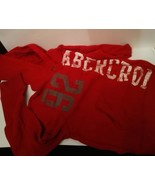 Abrecrombie 92 pull over red boys large hoodie - $22.69 CAD