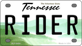 Rider Tennessee Novelty Mini Metal License Plate Tag - £11.76 GBP