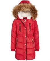 Dkny Big Girls Hooded Puffer Jacket with Faux-Fur Trim , Various Colors - $81.18