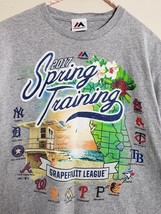 2017 Spring Training Mlb Baseball Short Sleeve Shirt Sports Wear Majestic Large - £19.66 GBP