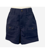 Boy Scouts Boys Official Shorts Size 6 Blue Stretch Hiking Outdoors Pockets - £14.64 GBP