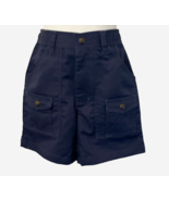 Boy Scouts Boys Official Shorts Size 6 Blue Stretch Hiking Outdoors Pockets - £14.26 GBP