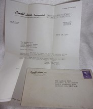 Vintage Letter From Arnold Home Inc To the Ladies Club 1946 - $1.99