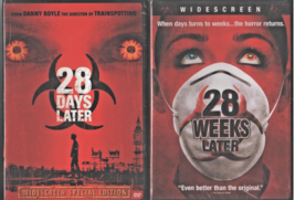 28 Days &amp; 28 Weeks Later: Cillian Murphy+Danny Boyle- Zombies- New Oop Usa Dvd&#39;s - £56.27 GBP