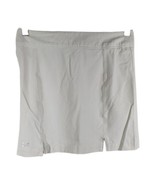 White Under Armour Skort Womens Golf Solid with Slits Size 4 Side Zip 30x15 - $659.71 MXN