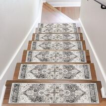 Residue-Free Non-Slip Carpet Stair Treads 8"x30" - Comfort &amp; Safety Comb... - $147.46