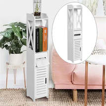 Bathroom Storage Cabinet 80x15.5x15CM Bathroom Toilet Furniture Cabinet ... - $36.87 CAD