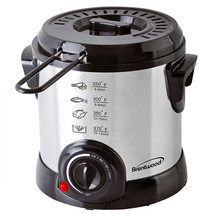Brentwood 1 Liter Electric Deep Fryer in Stainless Steel - £71.82 GBP