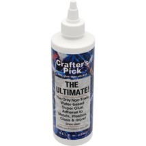 Crafters Pick The Ultimate Glue Glass Bead Adhesive 8oz - £10.99 GBP