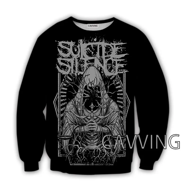 New Fashion Women/Men&#39;s 3D Print  Suicide Silence  Crewneck s Harajuku Styles To - £104.22 GBP