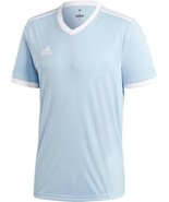 adidas Mens Tabela 18 Soccer Jersey,Clear Blue/White,X-Large - £38.70 GBP