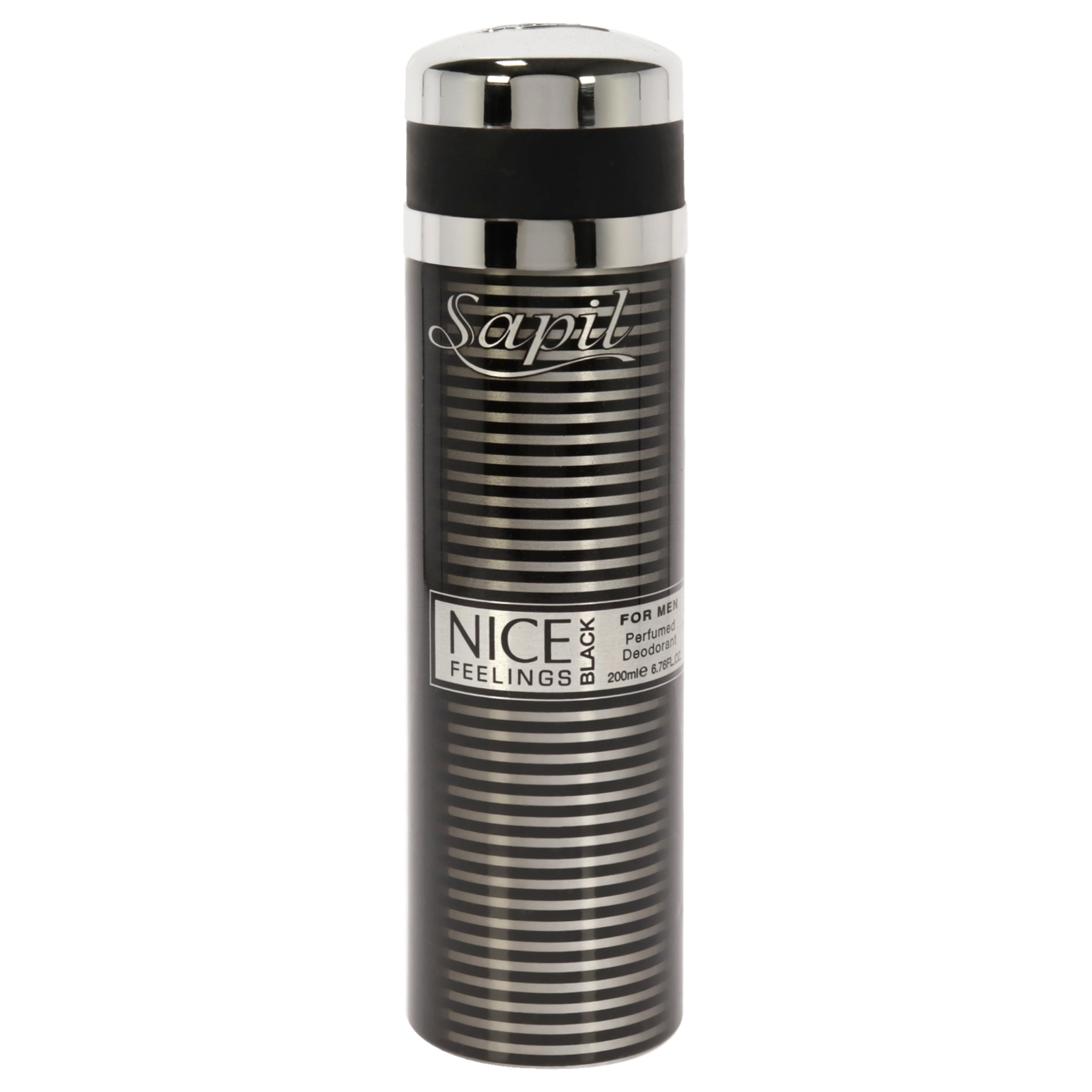 Nice Feelings Black by Sapil for Men - 6.76 oz Deodorant Spray - $9.19