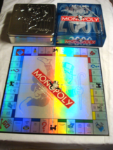 Complete Monopoly Millennium Edition in Metal Tin 1998 Hasbro &amp; Parker B... - $14.99