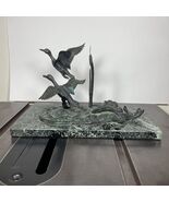 Stan Bentall Duck Statue Bronze On marble  1978 #63 Of 500 7 1/2&quot; Tall 6... - $481.52 CAD