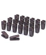 Slim-Line Set of (20) Finger Clips (Chocolate Brown) - $371.86 MXN