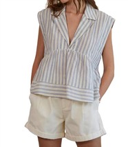 By Together nantucket stripe top in Blue/Natural - £37.83 GBP