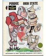 Purdue Boilermakers v Ohio State Buckeyes Big Ten Football Program 1969 - £61.58 GBP