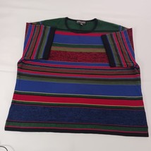 Kasper & Company ASL Women's 3X Multicolor Wool Blend Short Sleeve Shirt Top image 12