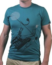 Bench Mens Sea Green Leader Live Concert Studio Soundboard Mixer T-Shirt NWT - £54.13 GBP