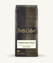 Peet&#39;s Fresh Roasted Coffee Whole Beans &amp; Grinds - Decaf French Roast - £31.45 GBP