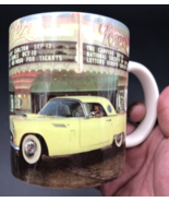 VTG 1995 Cindy Lewis 1956 Ford Thunderbird Cruisin&#39; Classics Coffee Mug ... - £10.94 GBP