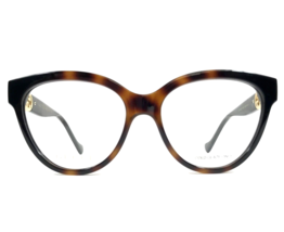 Gucci Eyeglasses Frames GG1024O 009 Black Tortoise Cat Eye Full Rim 54-1... - $148.49