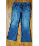 EDDIE BAUER Womens NATURAL FIT Boot cut Jeans Pants Size 14S EUC - $8.41