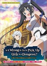 DVD Anime Is It Wrong To Try Pick Up Girls In Dungeon? Season 1+2+3+4 +Movie ENG - £27.26 GBP