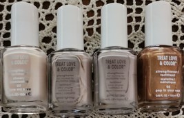Four (4) Bottles ESSIE Nail Strengtheners ~ 07/1078/1078/86 ~ Various Colors(47) - £17.64 GBP