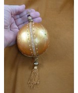 G-41) golden stars star Egg Gourd Christmas dangle ornament Charlotte Vi... - €35,06 EUR
