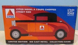 Citgo toy 1/25th scale model a coupe chopped street rod die cast collect... - $21.60