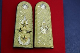 General Royal Thai Army Rang Shoulder Boards EPAULETTE RTA RANK - $800.00