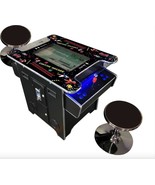 Full Size Commercial Grade Cocktail Arcade Machine 2 Player Retro 412 Ga... - $2,120.63