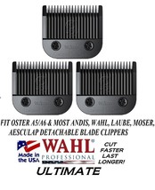 3-WAHL Ultimate Competition 9 Blade*Pet Grooming Fit Many Oster,Andis Clippers - £94.51 GBP