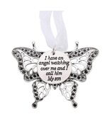 QSDGFH 5pcs Memorial Christmas Tree Ornament, Alloy Butterfly with Ribbo... - $112.92 CAD