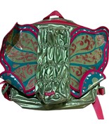 American Girl WellieWishers Green/Pink Flutter Wings Doll Carrier Backpack - £16.61 GBP