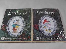 Lot of 2 Designs for the Needle Lace Ornament Cross Stitch Kits Drummer ... - $5.95