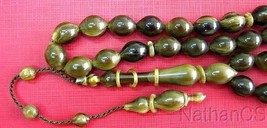 Prayer Beads Sandalous Turkish Amber Sikma Kehribar Catalin - Superior C... - £149.52 GBP