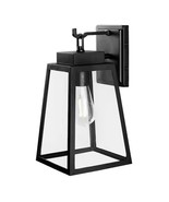 Hampton Bay Corbin Medium 13&quot; Modern 1-Light Black Outdoor Wall Lantern ... - $733.87 MXN