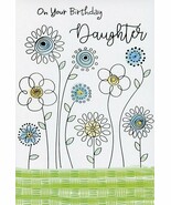 On Your Birthday Daughter - Birthday Greeting Card - 01467 - $2.79