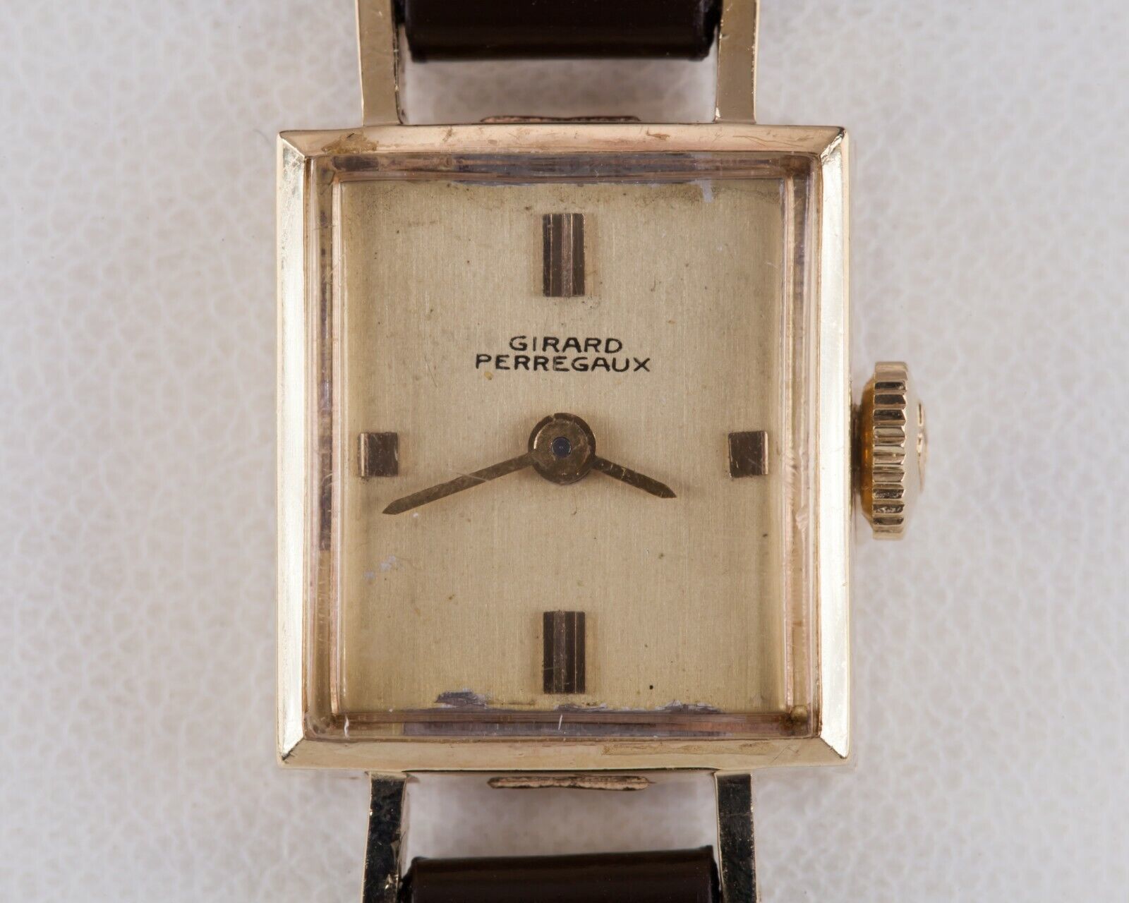 Girard-Perregaux 14k Yellow Gold Women's Hand-Winding Watch w/ Leather Band - $915.74