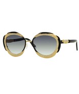Caviar 6879 Sunglasses Women&#39;s Gold Black C24 Authentic New - $285.95