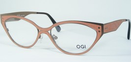 Ogi Evolution 4302 1646 Salmon Silk / Golden Tan Unique Eyeglasses 54-16-145 - £76.21 GBP