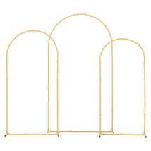 Arch Backdrop Stand, Set of 3, 7.2/6.6/6 ft, Stable Structure, Easy Asse... - $93.08