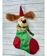Sound and Light Musical Dog Christmas Stocking Flippity Flop Tested - £13.19 GBP